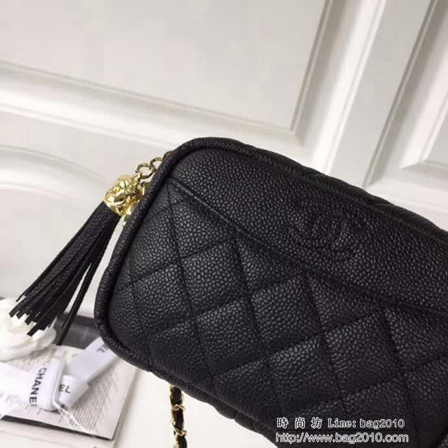 香奈兒CHANEL CHANE牛皮鏈條相機包 復古相機包DSC2095